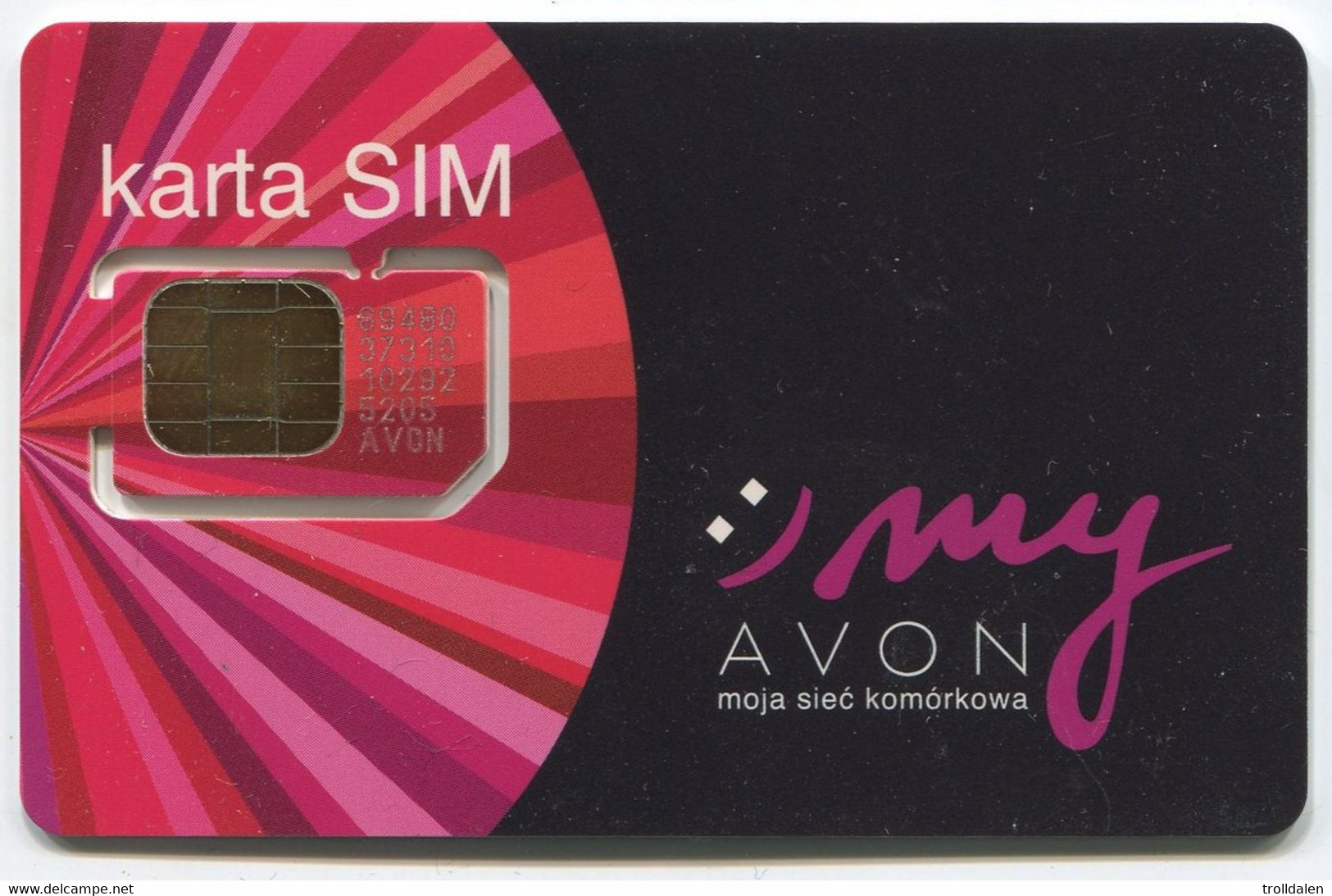 GSM Sim Card, My Avon - Polen