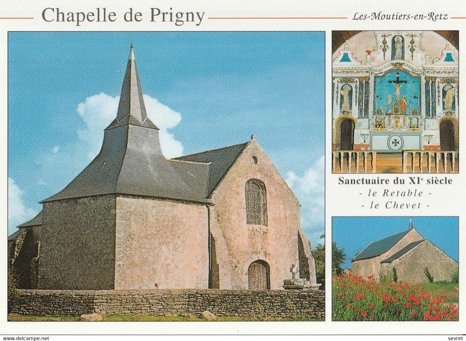 LES MOUTIERS EN RETZ. - Chapelle De Prigny . CPM - Les Moutiers-en-Retz