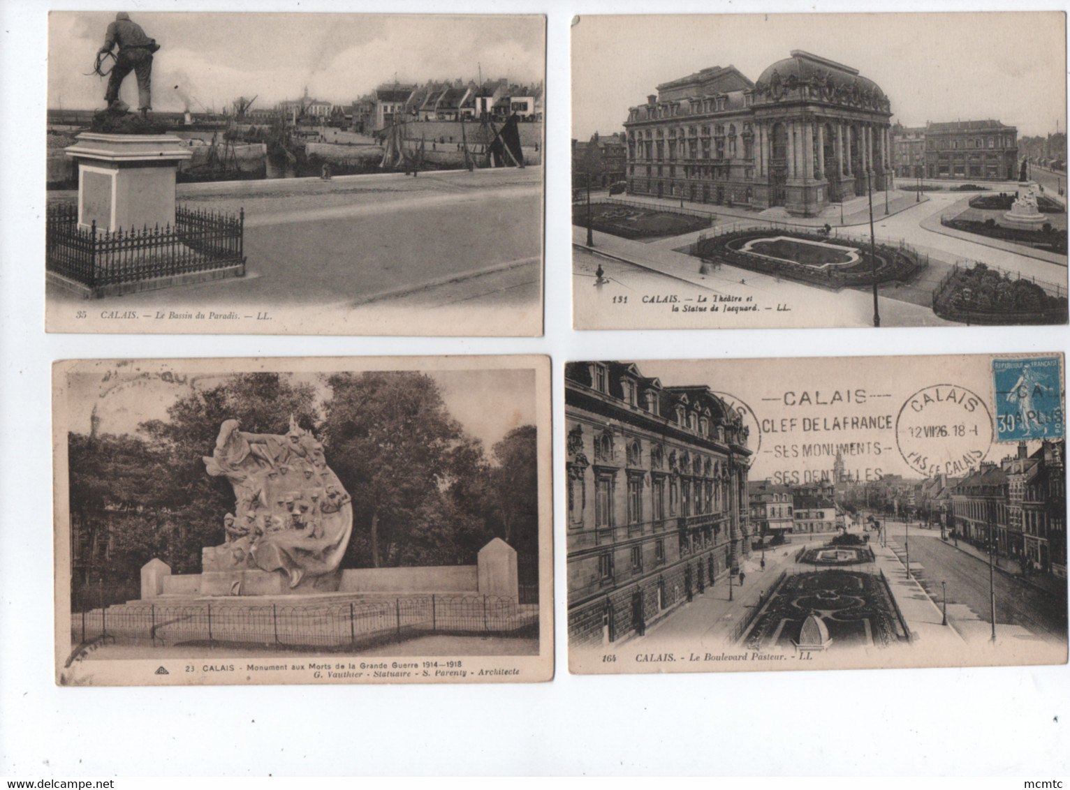 12 Cartes  - Calais - Calais