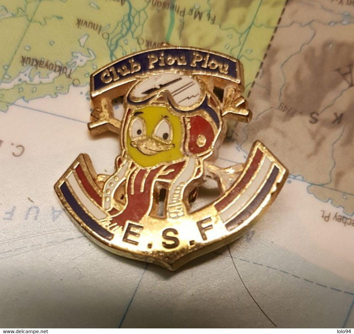 Broche Insigne Brevet Ecole Ski Esf Caf - Unclassified