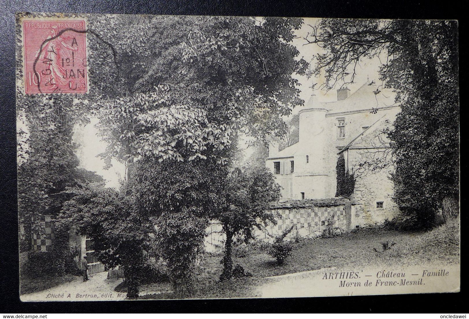 CPA - ARTHIES (95) - Château - Famille Morin De Franc-Mesnil - Arthies