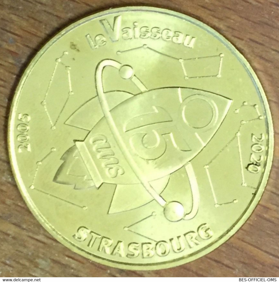 67 STRASBOURG LE VAISEAU 15 ANS MDP 2020 MÉDAILLE SOUVENIR MONNAIE DE PARIS JETON TOURISTIQUE MEDALS COINS TOKENS - 2020