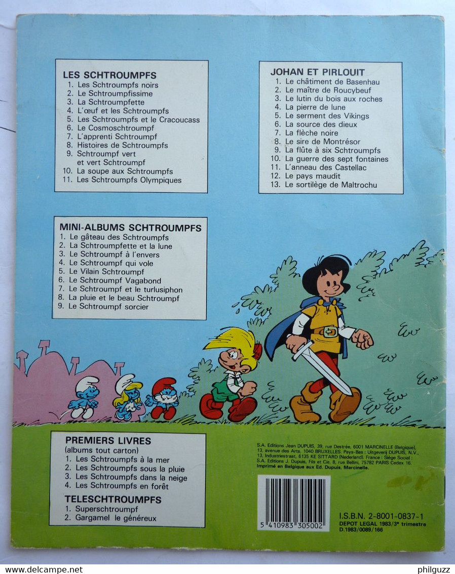 LES SCHTROUMPFS - LIVRE SUPER SCHTROUMPF 1 DUPUIS - 1983 - Schtroumpfs, Les - Los Pitufos