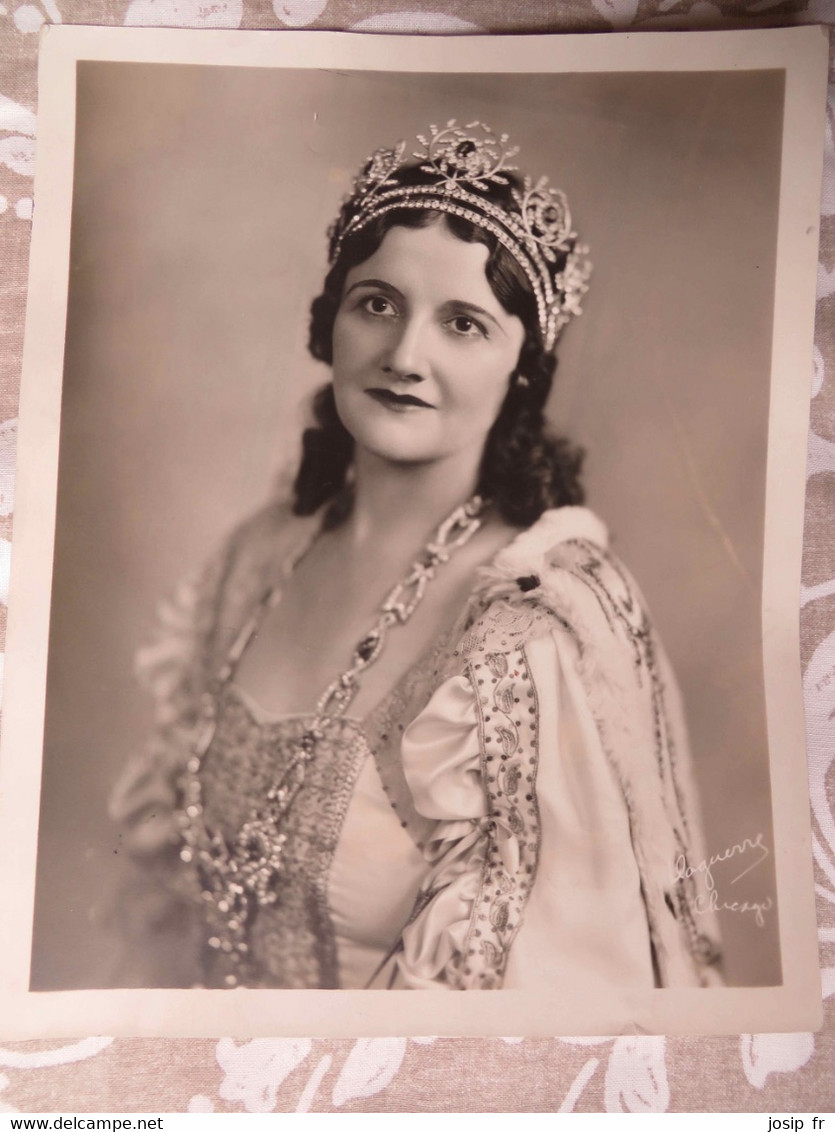 PHOTO DE PRESSE : CHANTEUSE D’OPÉRA MARJORIE MAXWELL- CHICAGO 18/11/ 1932- - Berühmtheiten