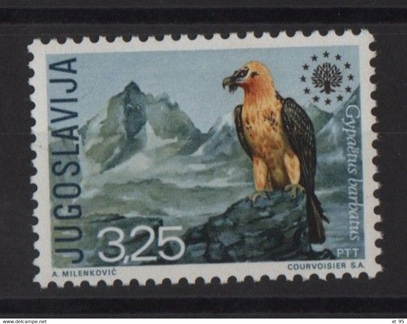 Yougoslavie - N°1292 - Faune - Oiseau - Gypaete Barbu - Cote 15€ - * Neufs Avec Trace De Charniere - Nuovi