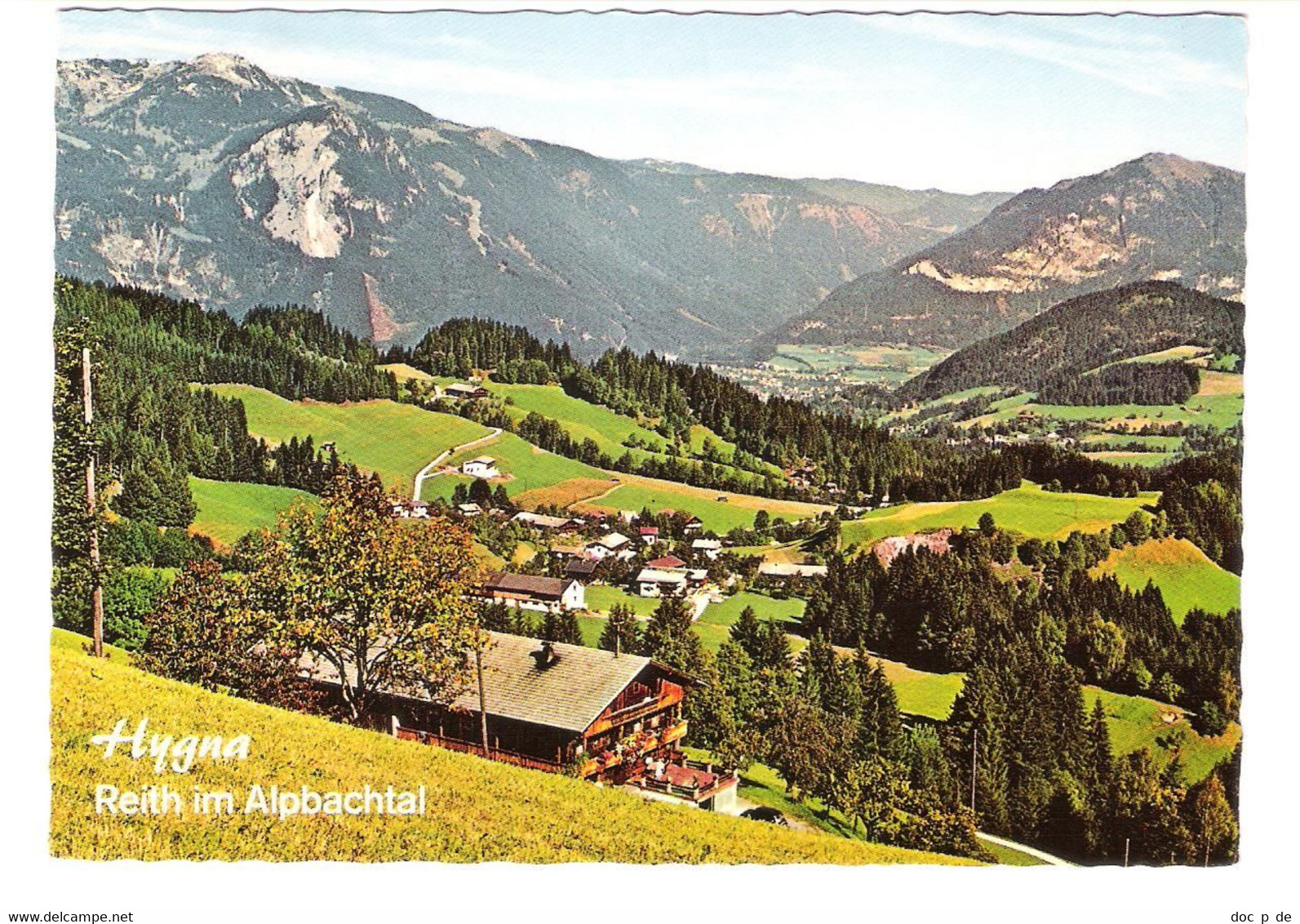 Osterreich - Hygna Reith Bei Brixlegg - Tirol - Alpbachtal - Blick Ins Inntal - Brixlegg