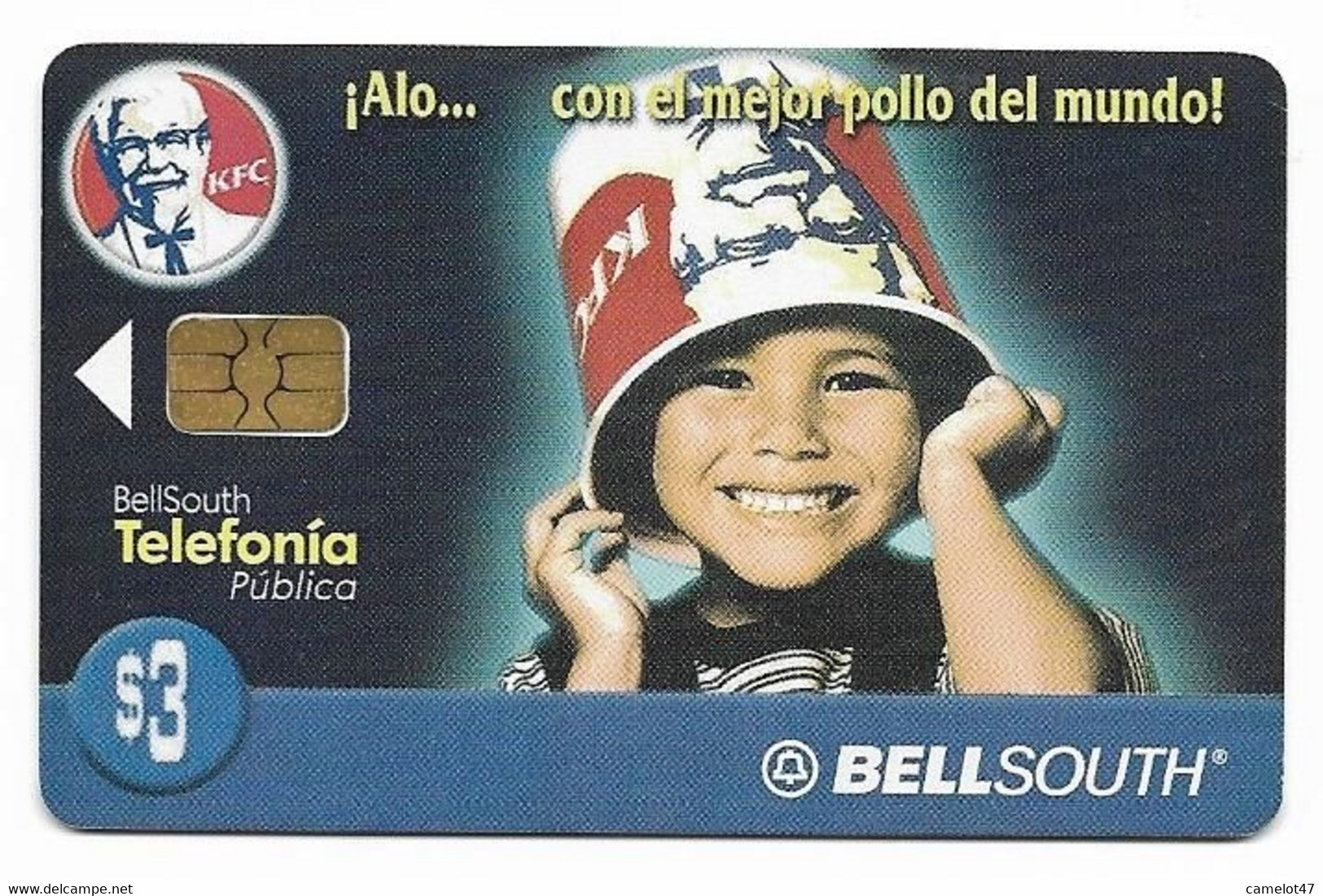 Ecuador, BellSouth Used Chip Phonecard, No Value, Collectors Item, # Ecuador-28 - Equateur