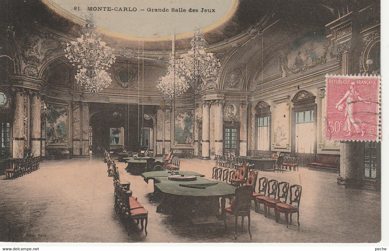 N°4703 R -cpa Monte Carlo -grande Salle Des Jeux- - Casinos