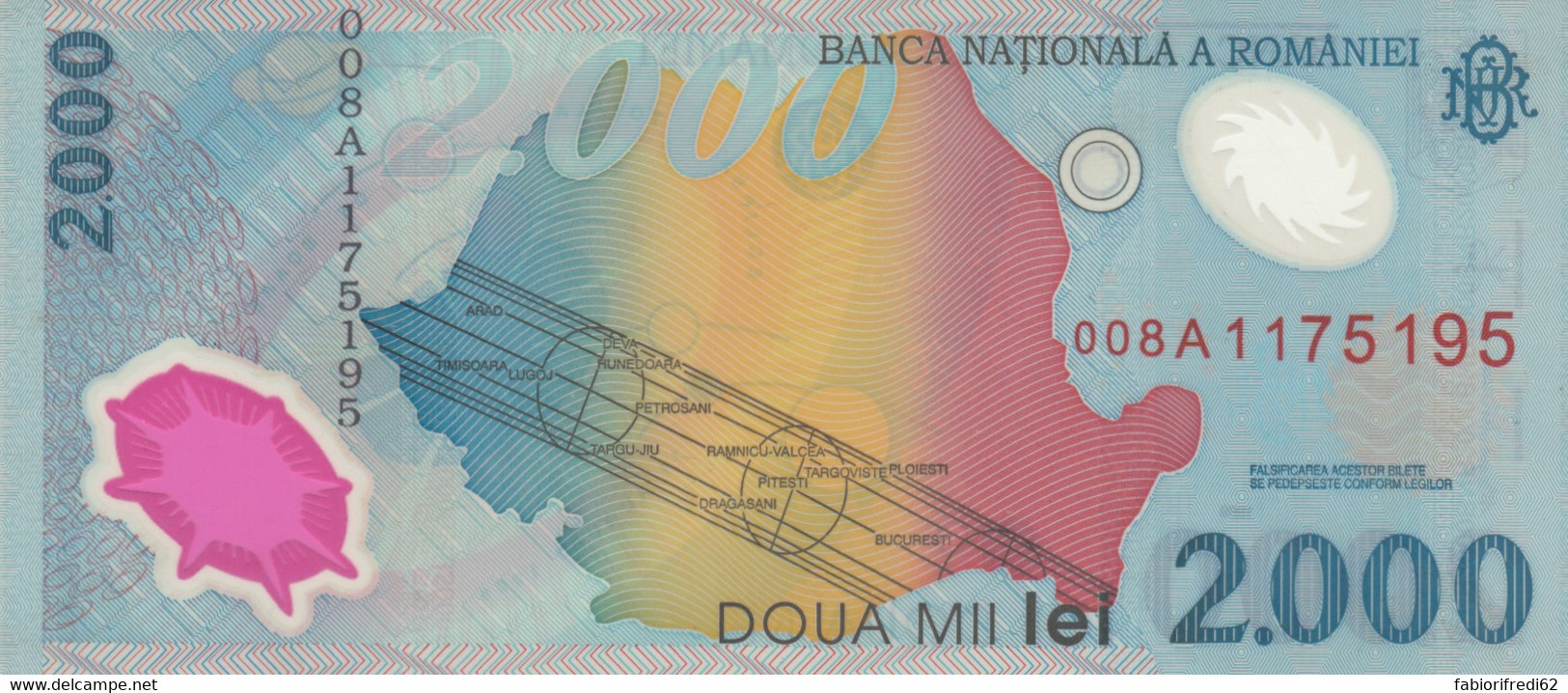 BANCONOTA 2000 ROMANIA UNC (ZX1445 - Romania