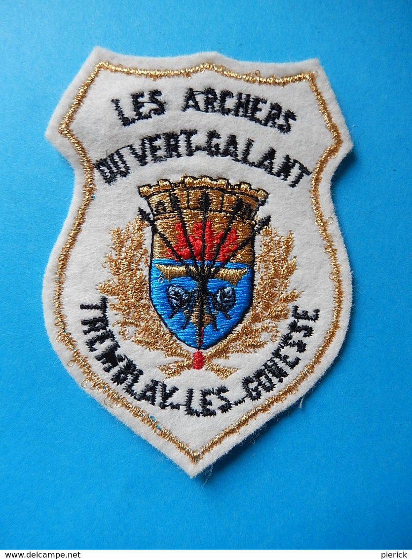 ECUSSON TIR A L ARC ARCHERIE ARCHERS VERT GALANT TREMBLAY LES GONESSE PATCH - Bogenschiessen