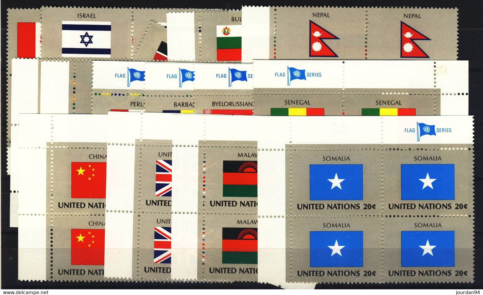 NATIONS UNIES  N° 390   /   405 - Lots & Serien