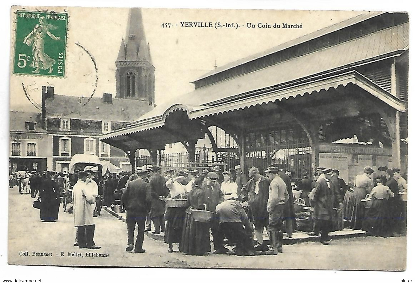 YERVILLE - Un Coin Du Marché - Yerville