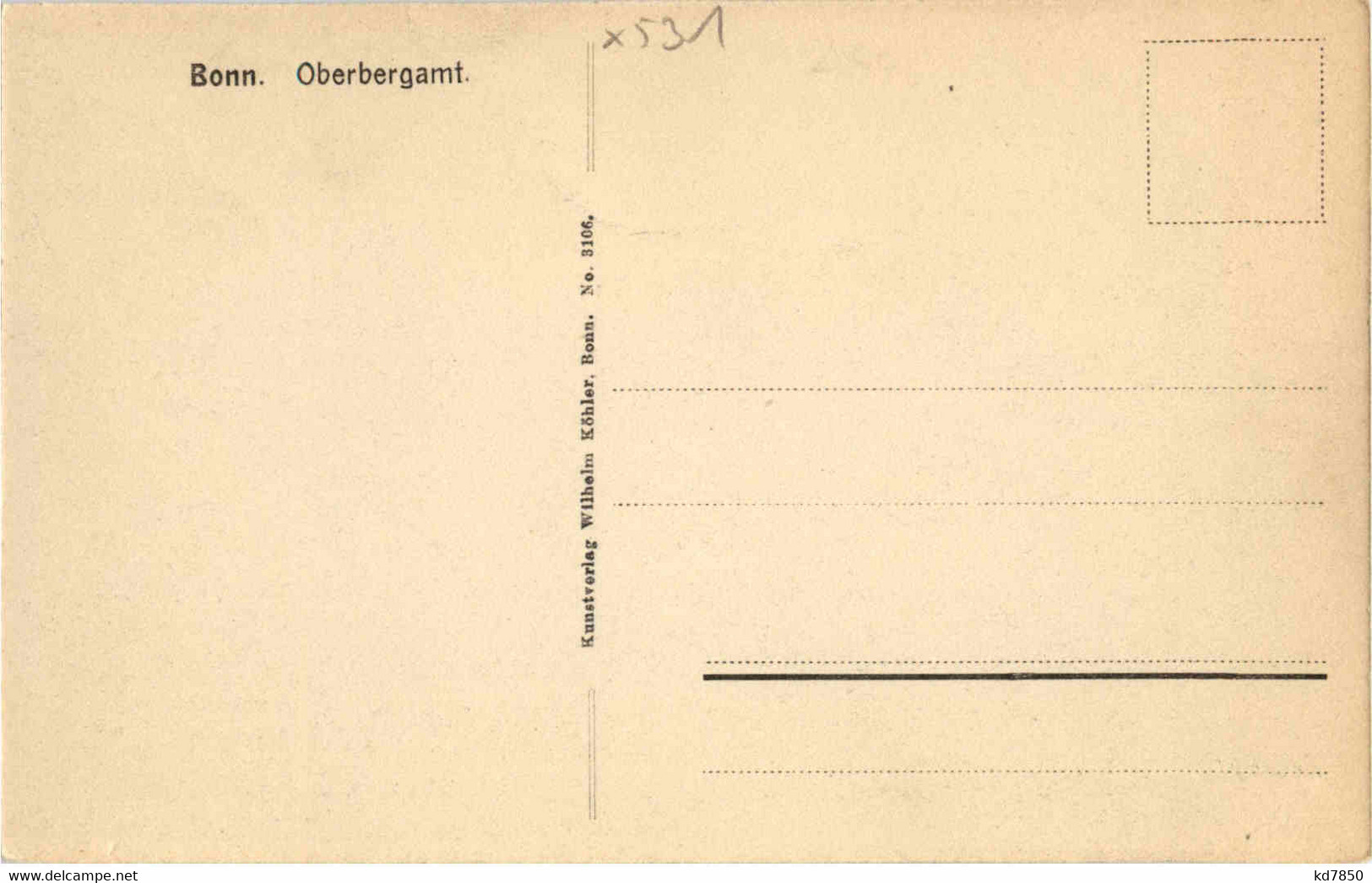 Bonn - Oberbergamt - Bonn