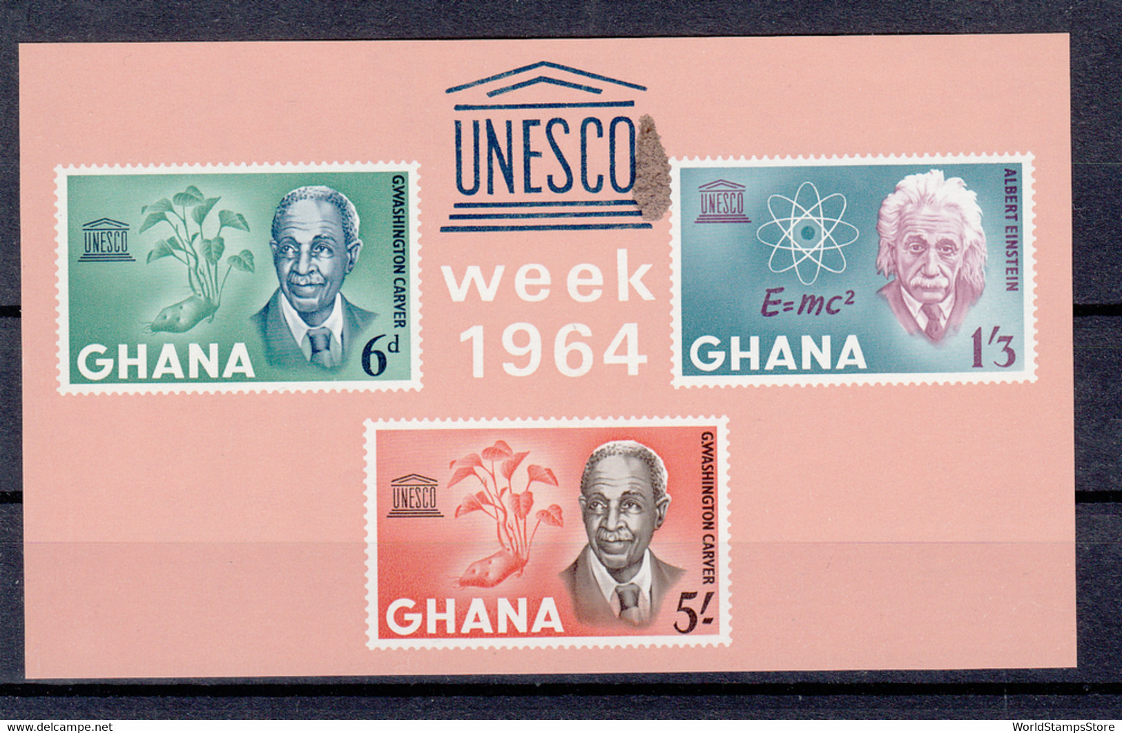 Ghana 1964 UNESCO Week. S/S. MNH. VF. - Ghana (1957-...)