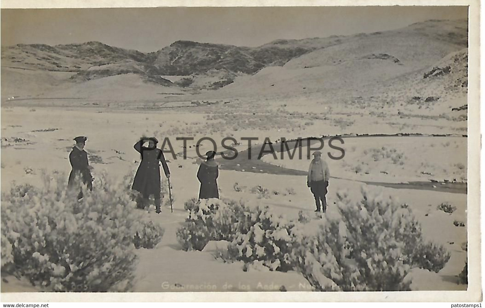 143075 CHILE GOBERNACION DE LOS ANDES VISTA PARCIAL POSTAL POSTCARD - Chili