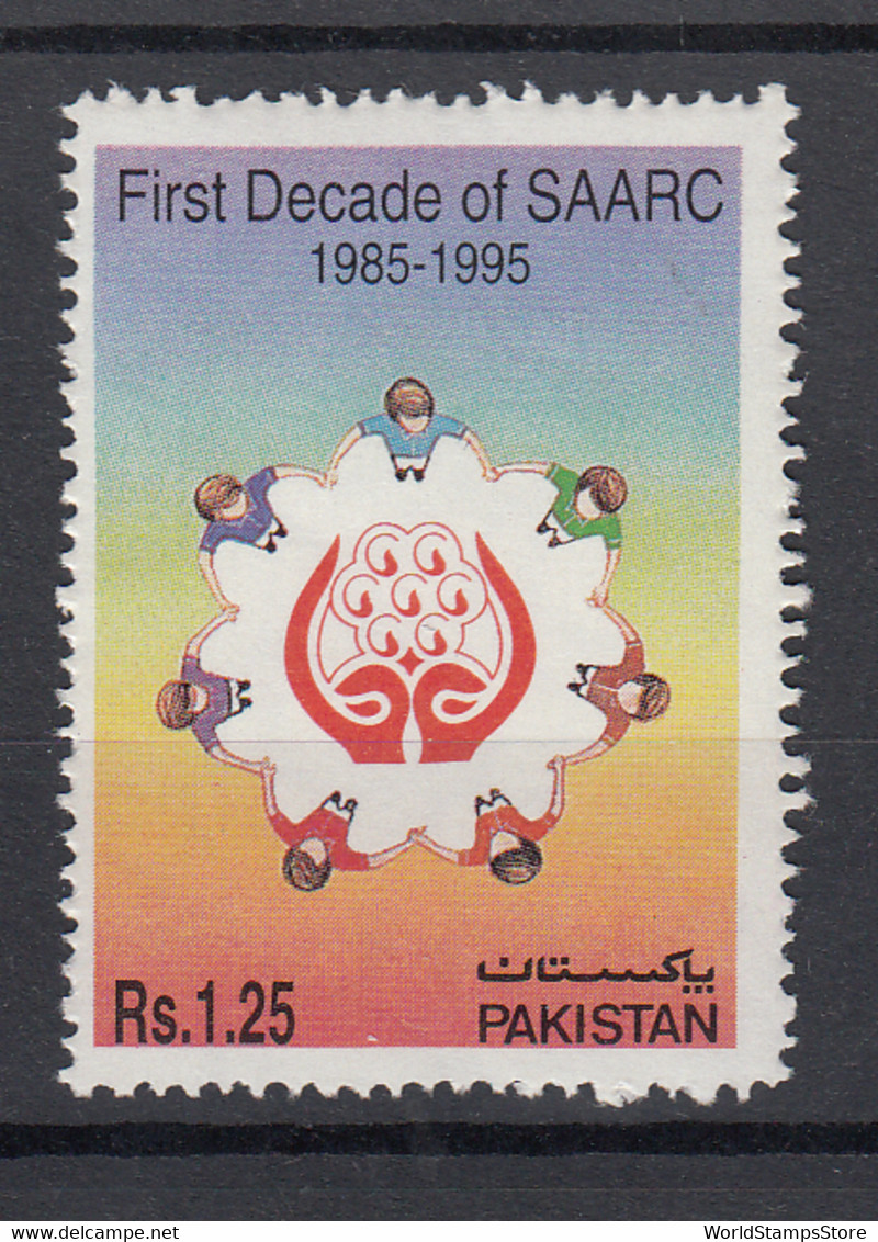 Pakistan 1995 First Decade Of SAARC. Single. MNH. VF. - Pakistan