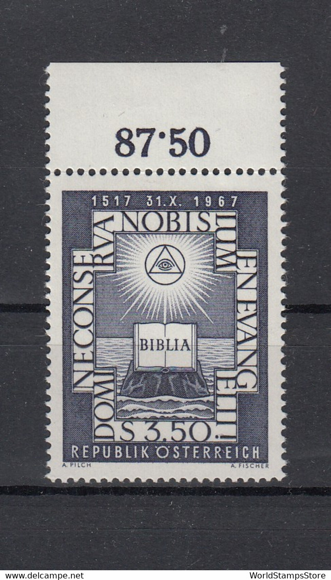 Austria 1967 Reformation 450th Anniv. Bible. 1 Val. MNH. VF - Ungebraucht