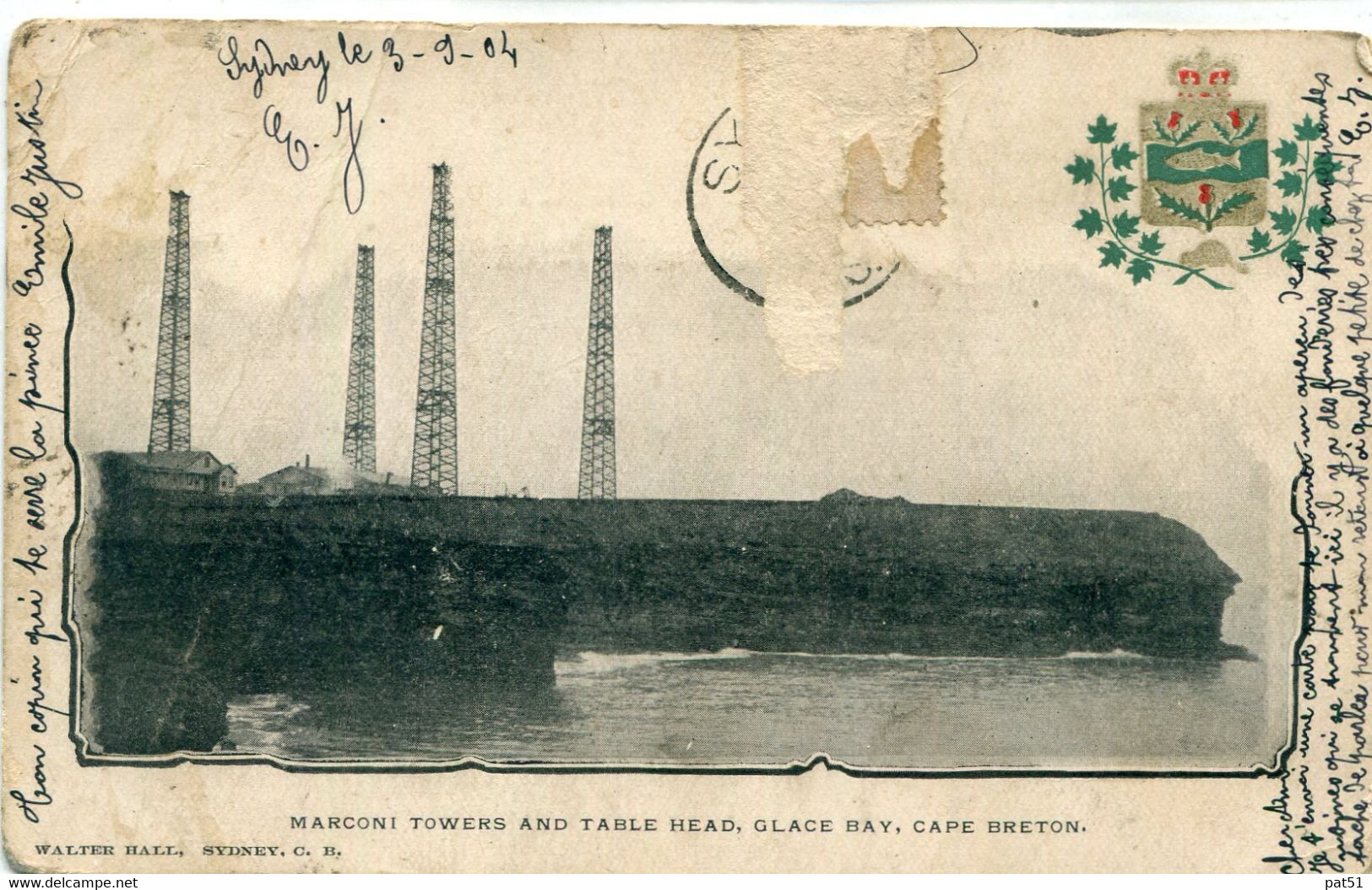 CANADA - Cape Breton : Marconi Towers And Table Head, Glace Bay - Cape Breton