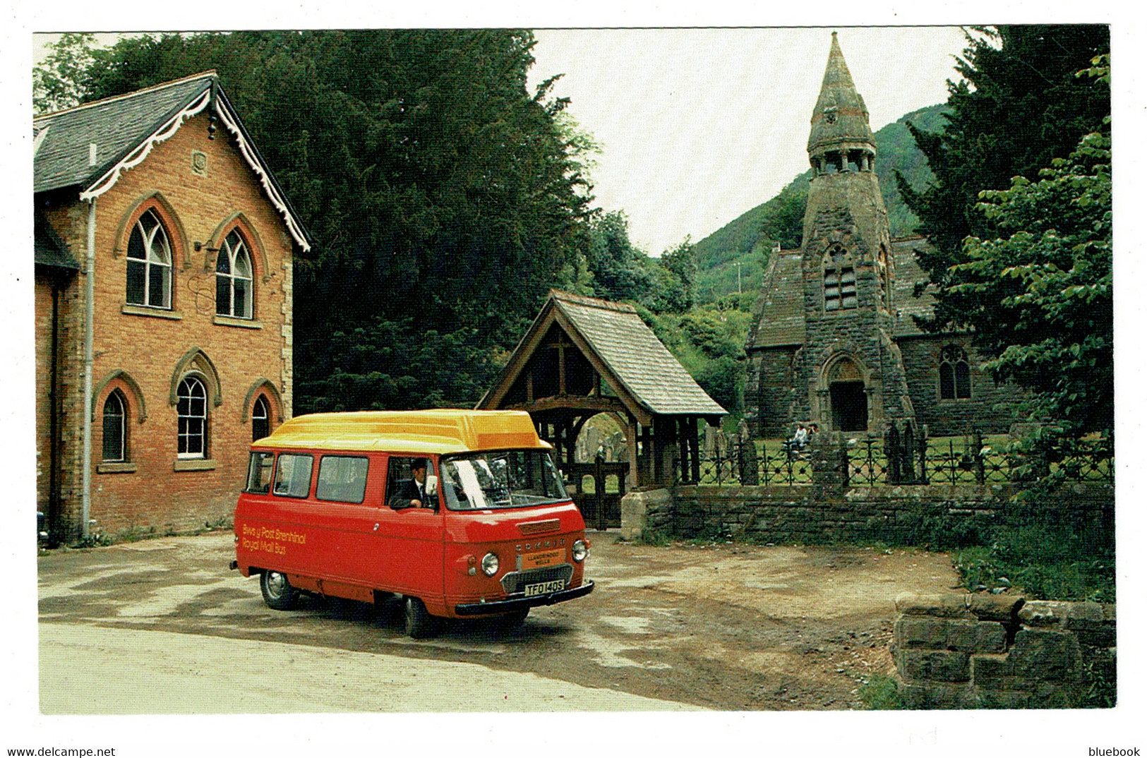 Ref 1398 - 1979 Post Office Postbus Llandrindod Wells - Special Cancel Postmark For Cardiff - Radnorshire