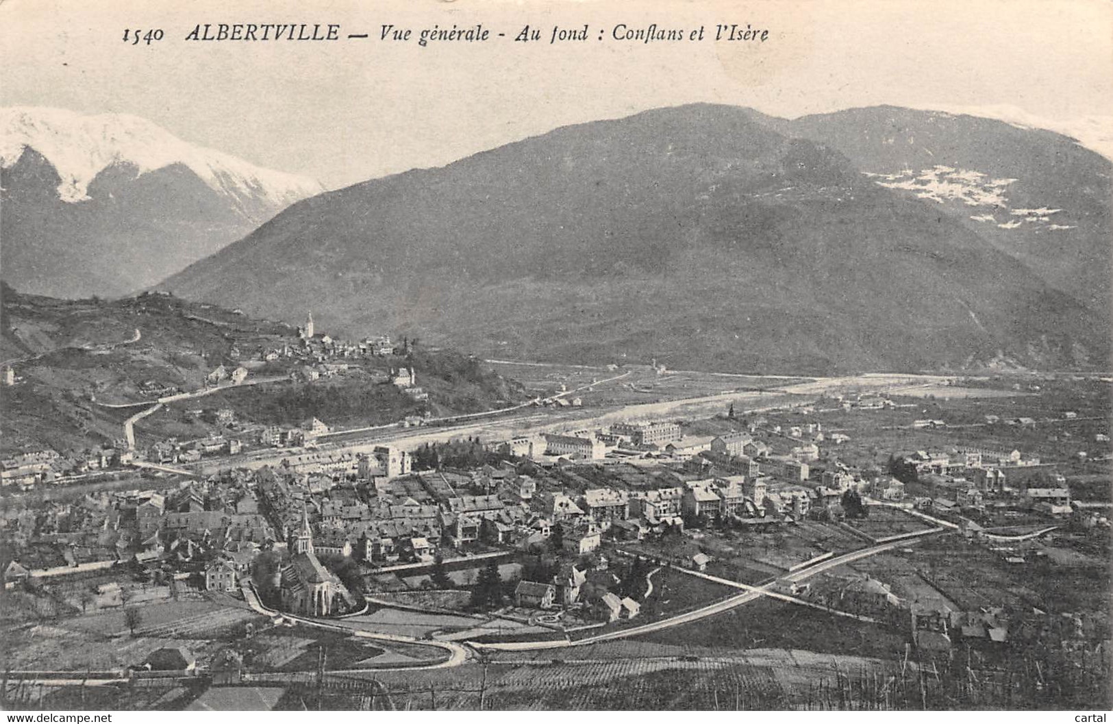 73 - ALBERTVILLE - Vue Générale - Au Fond : Conflans Et L'Isère - Albertville