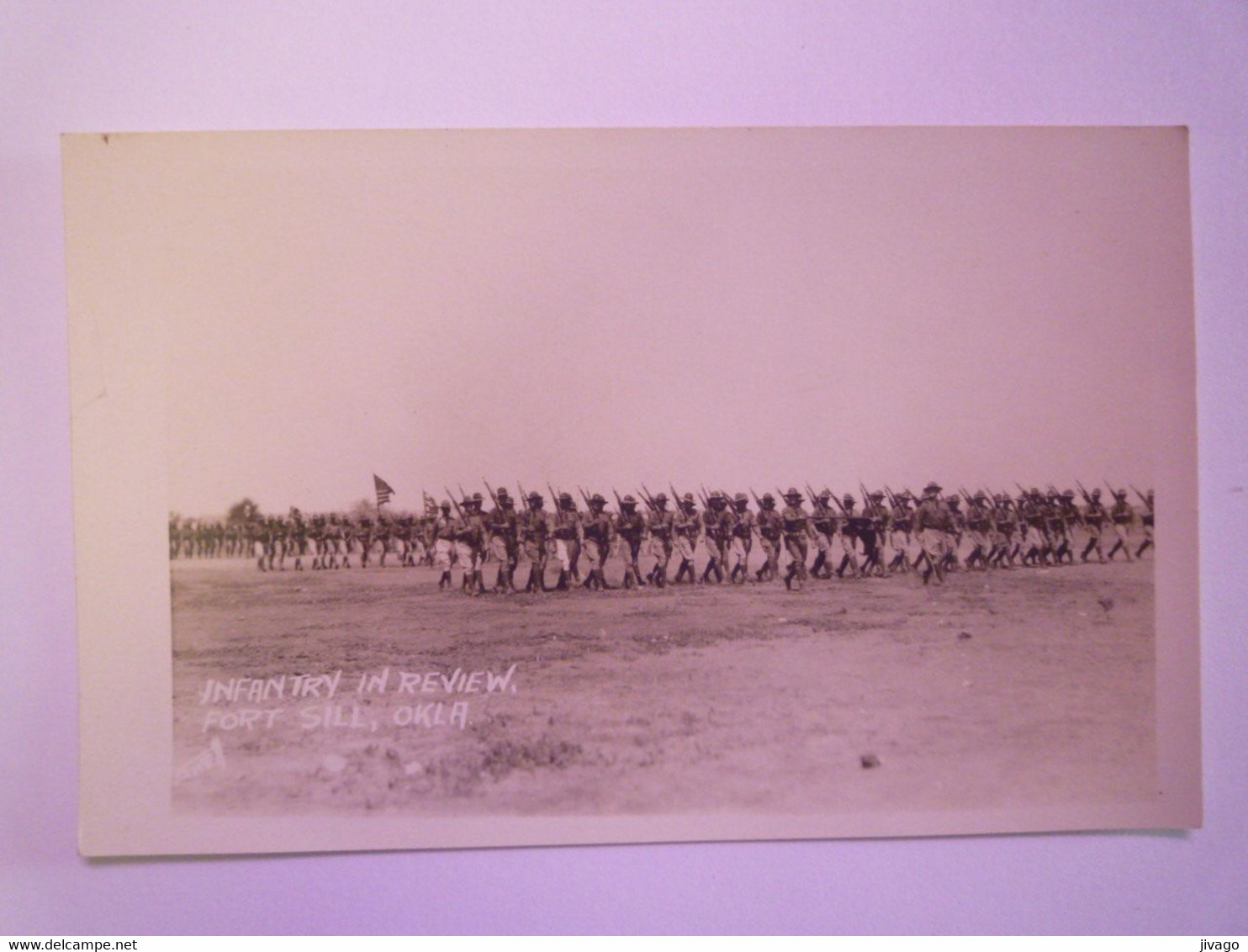 2020 - 7408  FORT SILL (OKLAHOMA)  :  INFANTRY In REVIEW  (carte Photo)   XXX - Autres & Non Classés