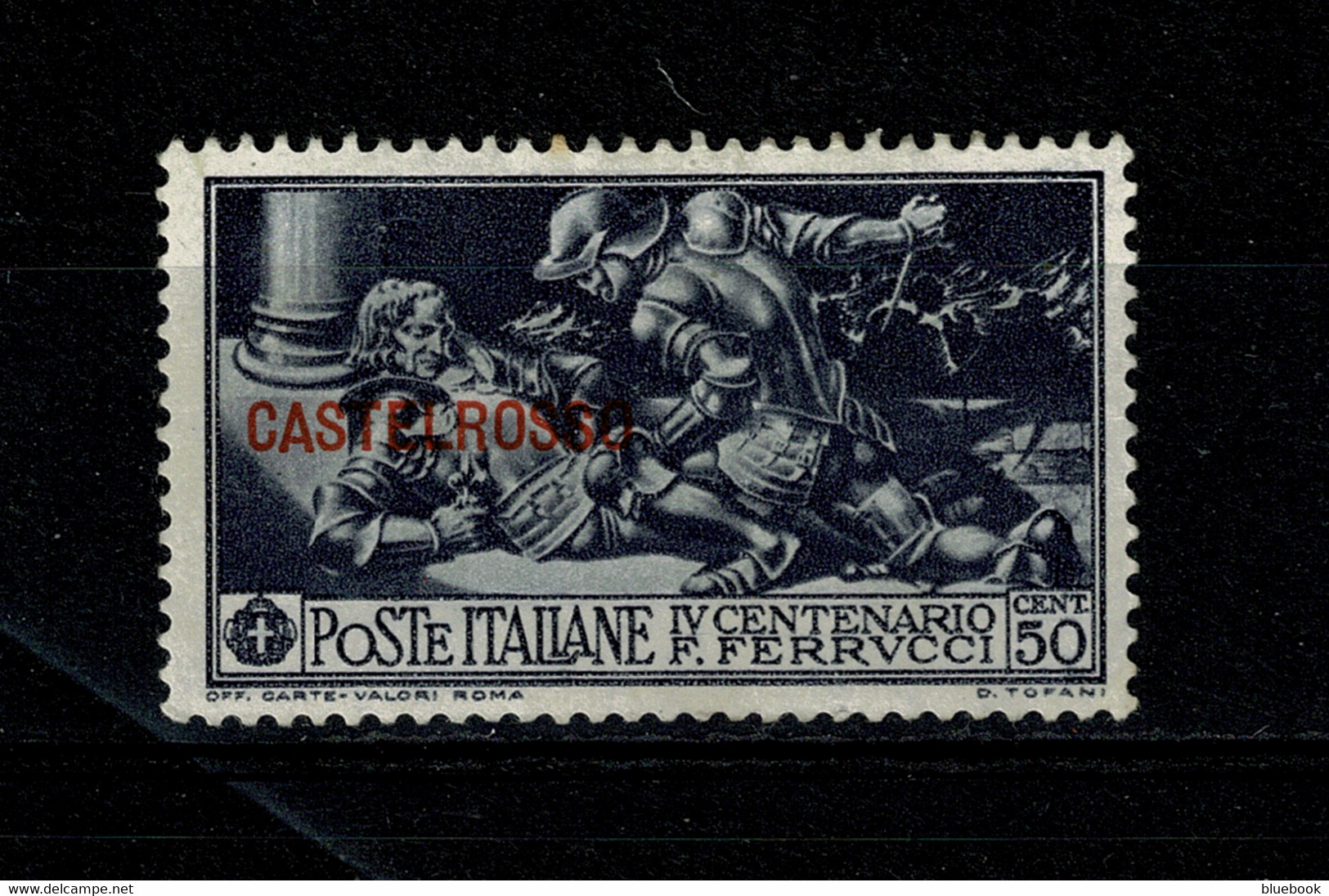 Ref 1400 - 1930 Italy Castelrosso  - Ferrucci 50c Mint Stamp - SG  27 - Cat £9.25 + - Castelrosso