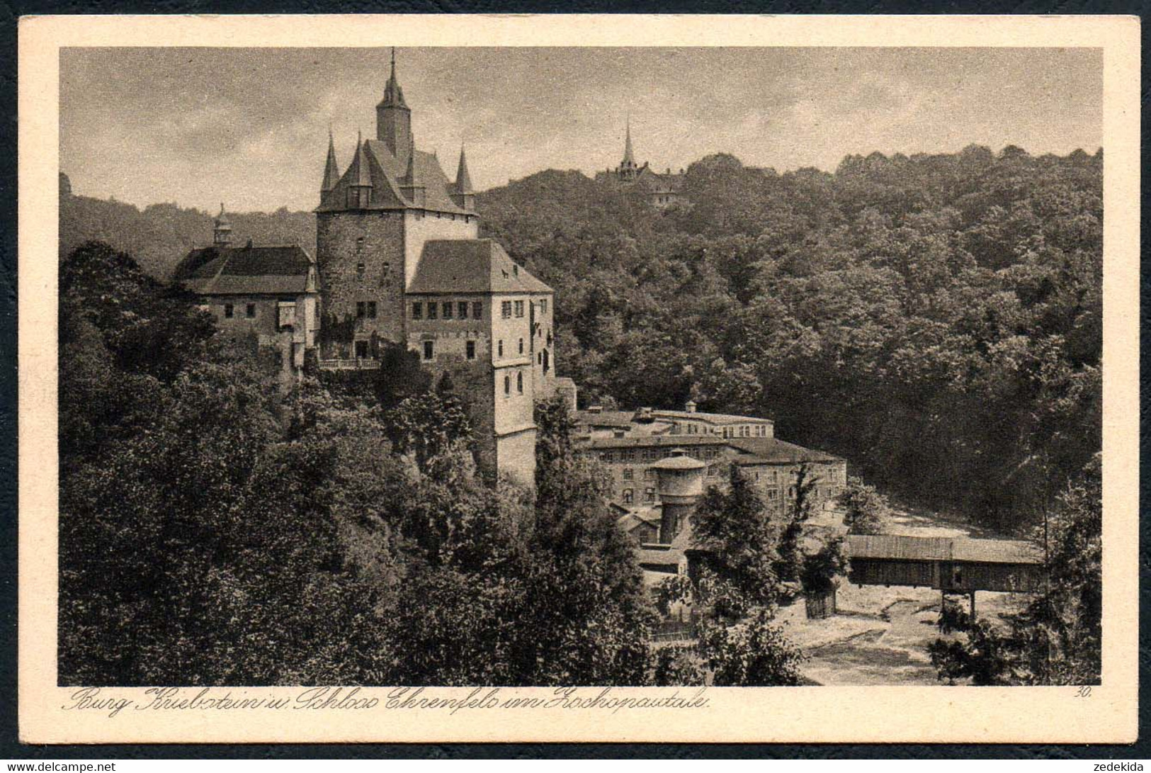 E1023 - TOP Burg Kriebstein Schloß Ehrenfels Zschopautal - Brück & Sohn - Mittweida