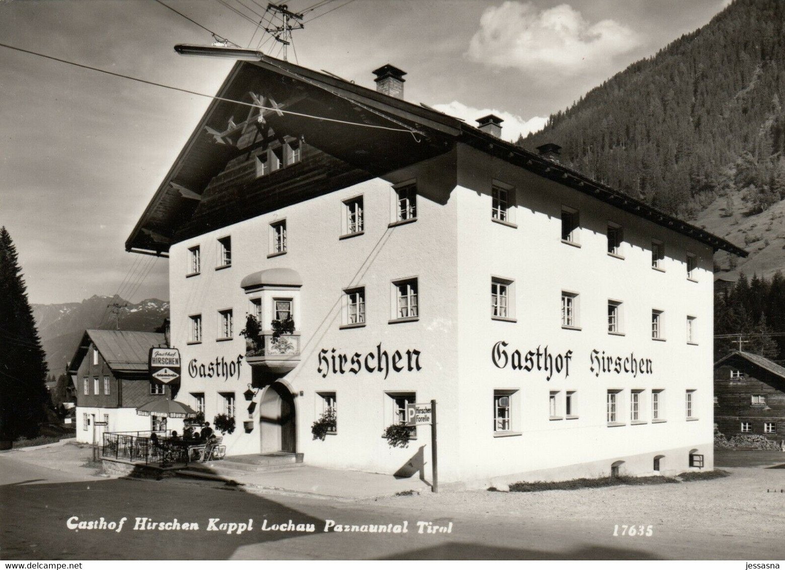 AK -Tirol -  LOCHAU Im Paznauntal - Gasthof "Hirschen" 1972 - Ischgl