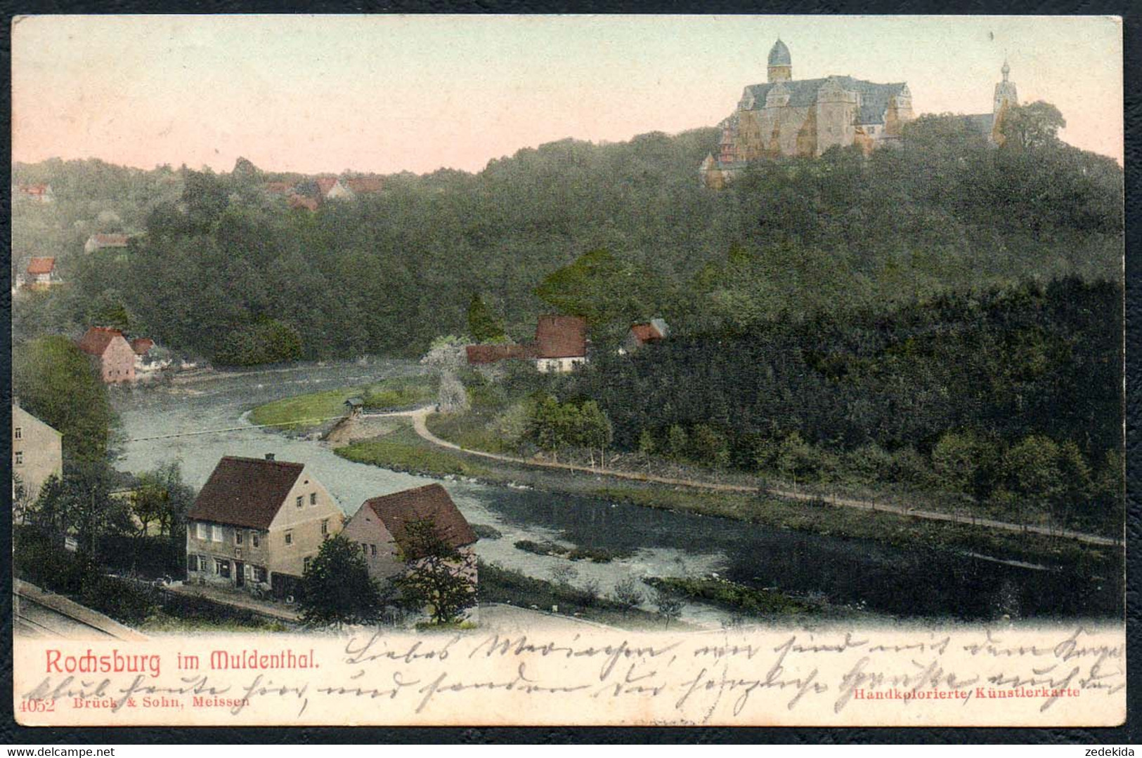 E1029 - TOP Rochsburg Im Muldental Mittweida - Brück & Sohn Handkoloriert - Mittweida