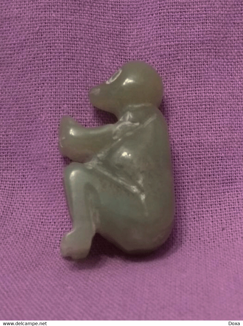 Vintage Figurine Jade Monkey - Jade