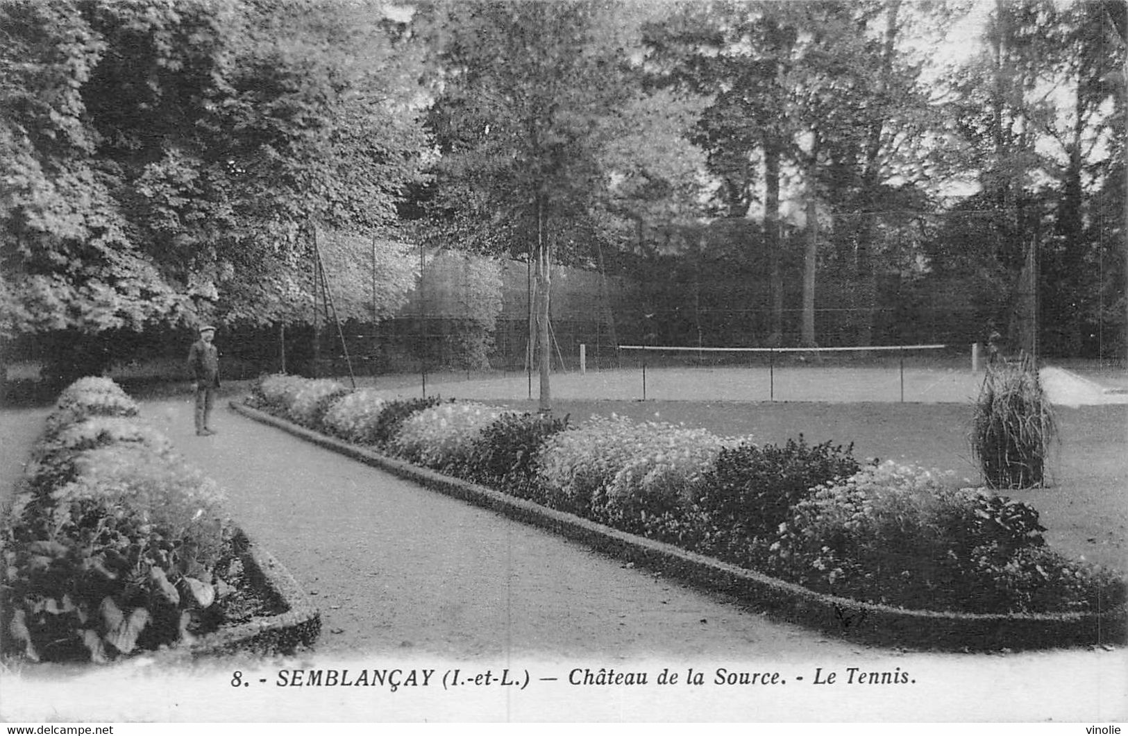 A-20-3637 : SEMBLANCAY. CHATEAU DE LA SOURCE. LE TENNIS - Semblançay