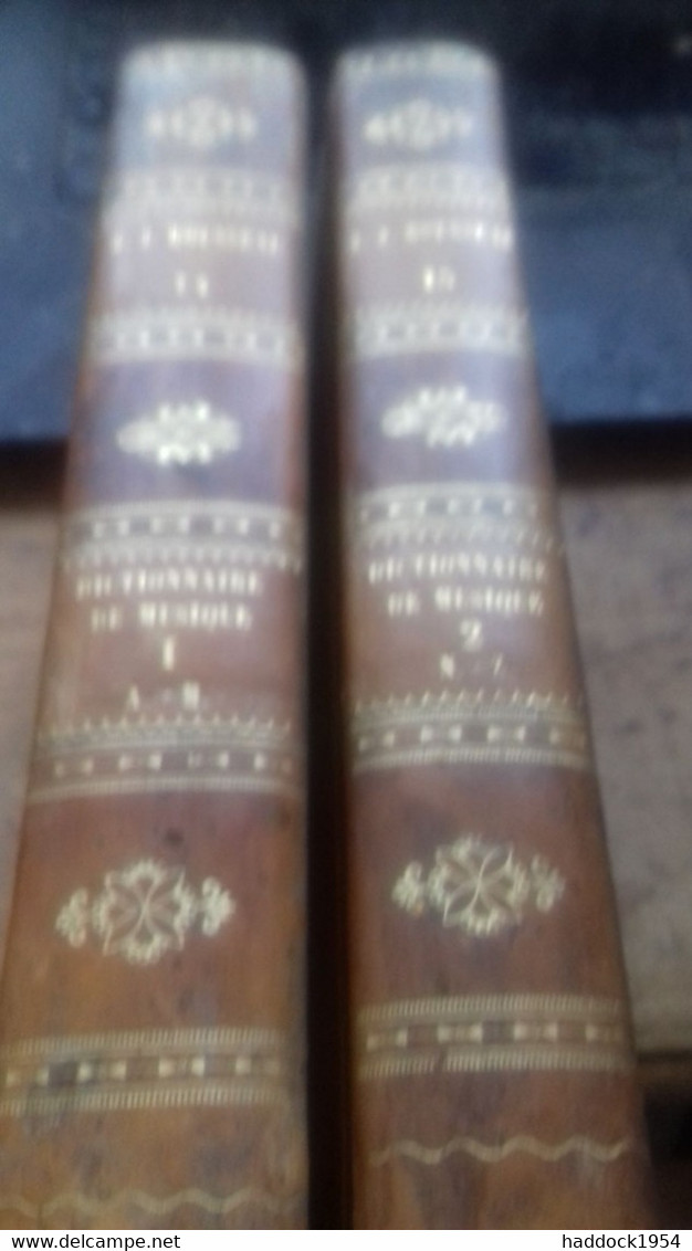 Dictionnaire De Musique JEAN-JACQUES ROUSSEAU Lefèvre 1819 - Wörterbücher