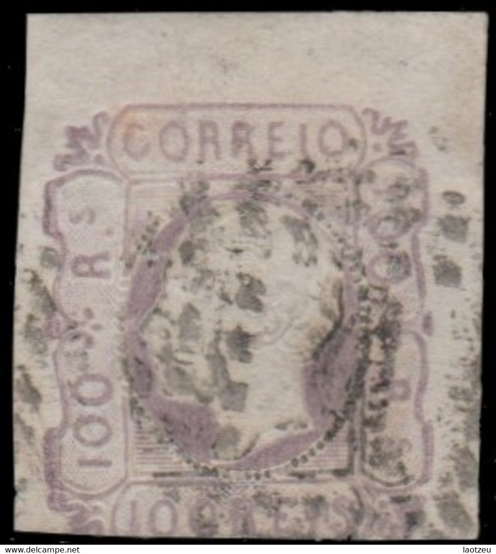 Portugal 1862. ~ YT 17 - 100 R. Dom Pedro V - ...-1853 Prephilately