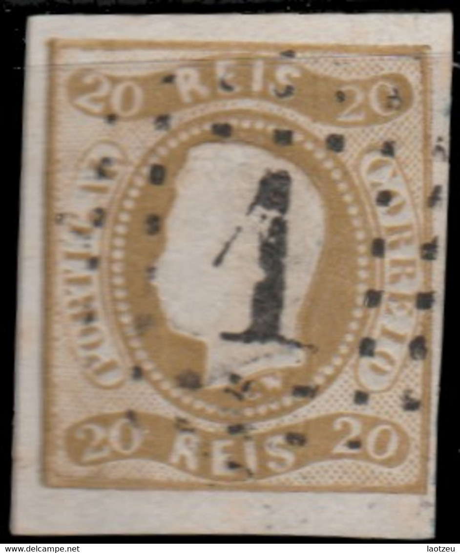 Portugal 1866. ~ YT 20 - 20 R. Louis 1er - ...-1853 Prephilately