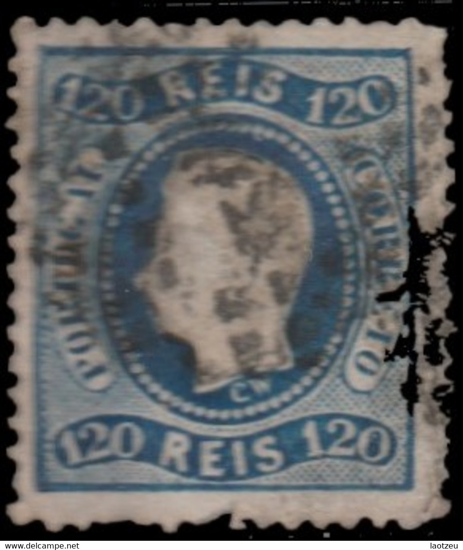 Portugal 1867. ~ YT 33 - 120 R. Louis 1er - ...-1853 Prephilately