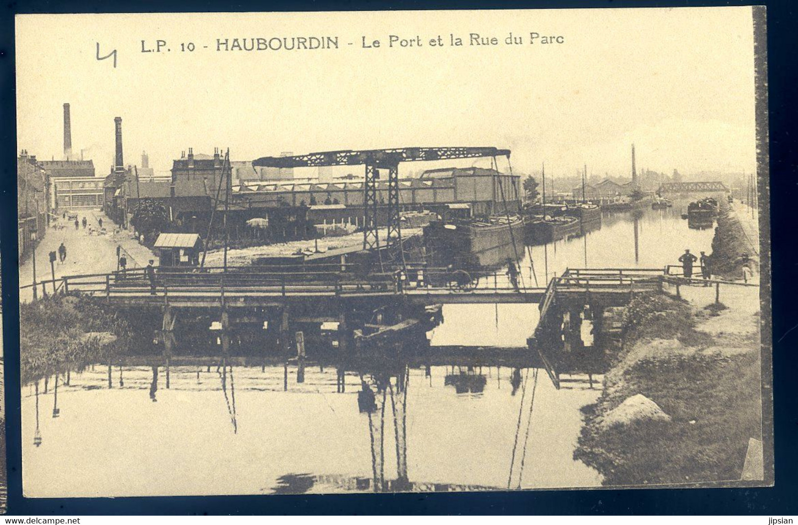 Cpa Du 59 Haubourdin Le Port Et La Rue Du Parc     SE20-3 - Haubourdin