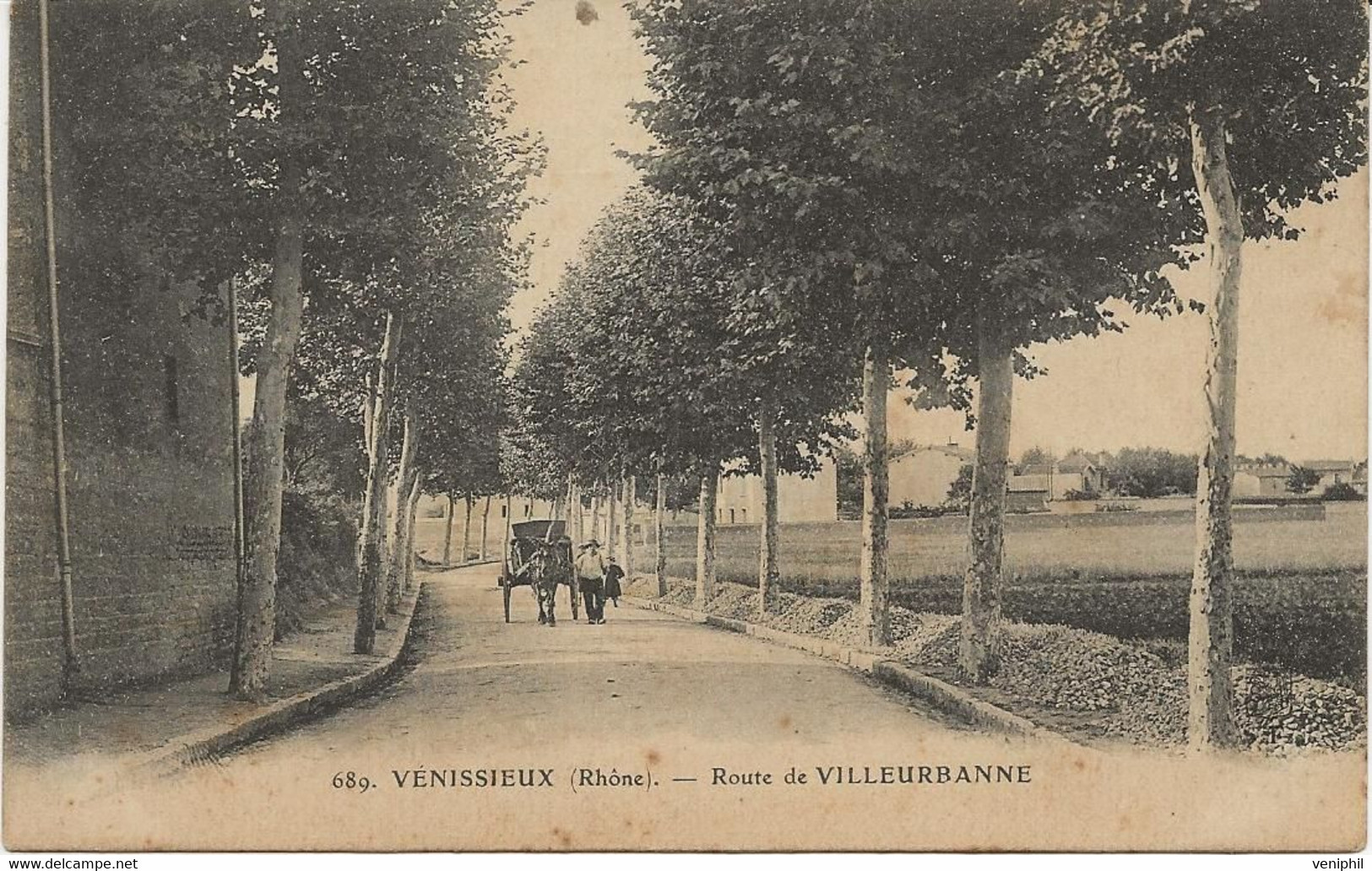 VENISSIEUX - RHONE - ROUTE DE VILLEURBANNE   - - Vénissieux