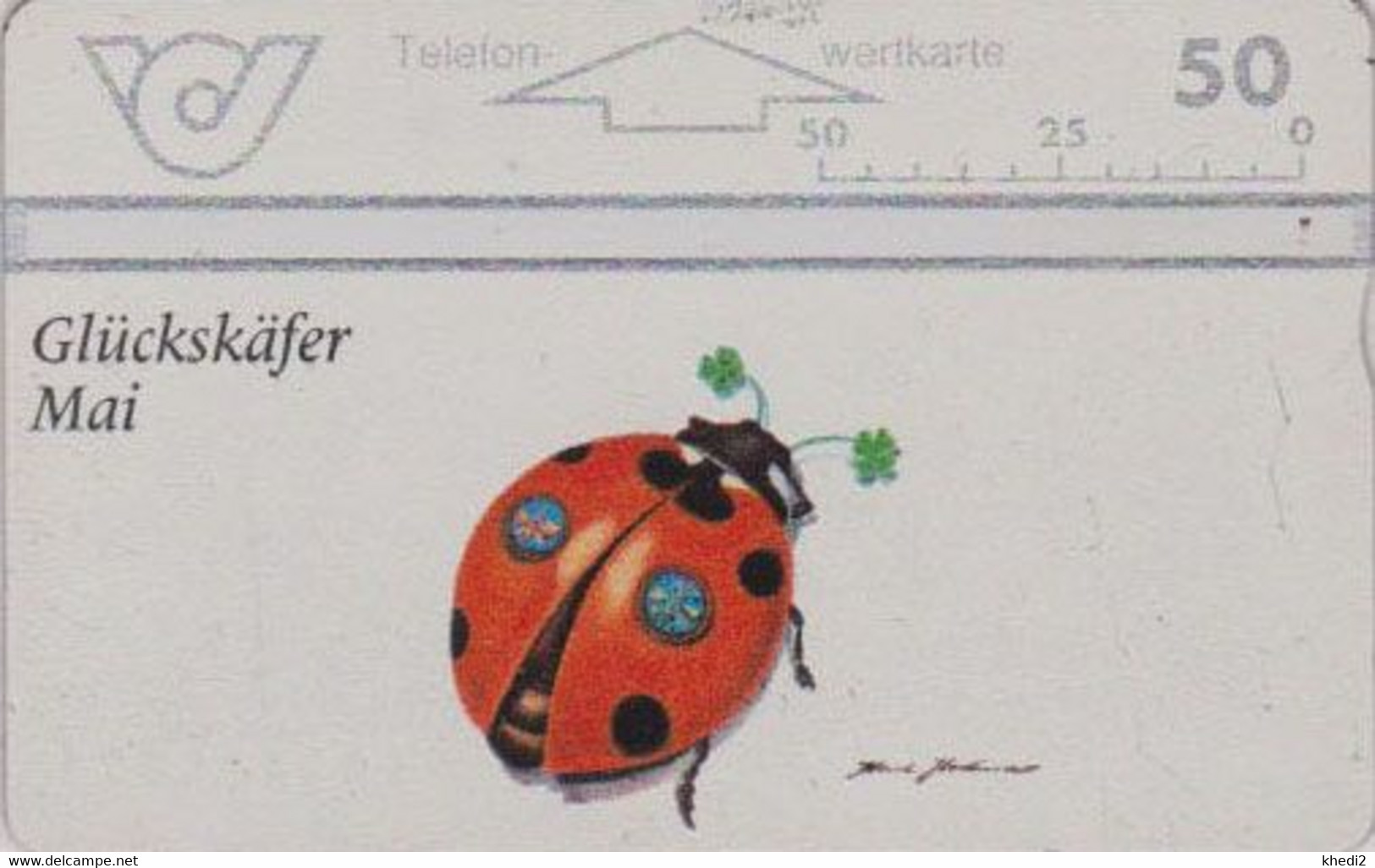 Télécarte L&G Autriche - ANIMAL - COCCINELLE  - LADYBIRD Austria Phonecard - MARIENKÄFER - 31 - Coccinelles