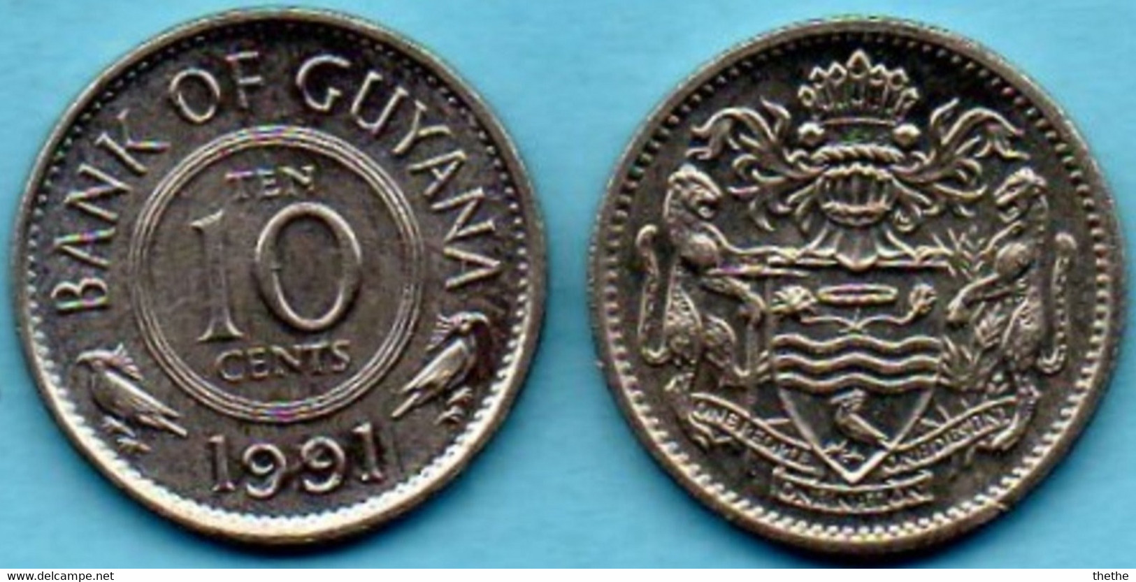 GUYANA  10 Cent 1991 - Guyana