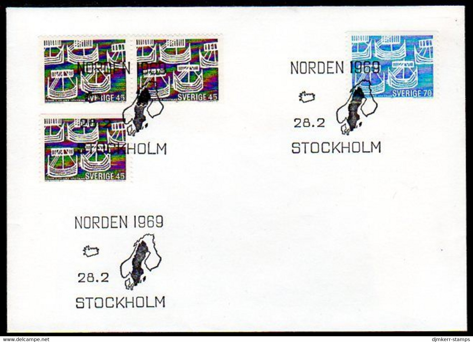 SWEDEN 1969  Nordic Countries FDC.  Michel 629-30 - FDC