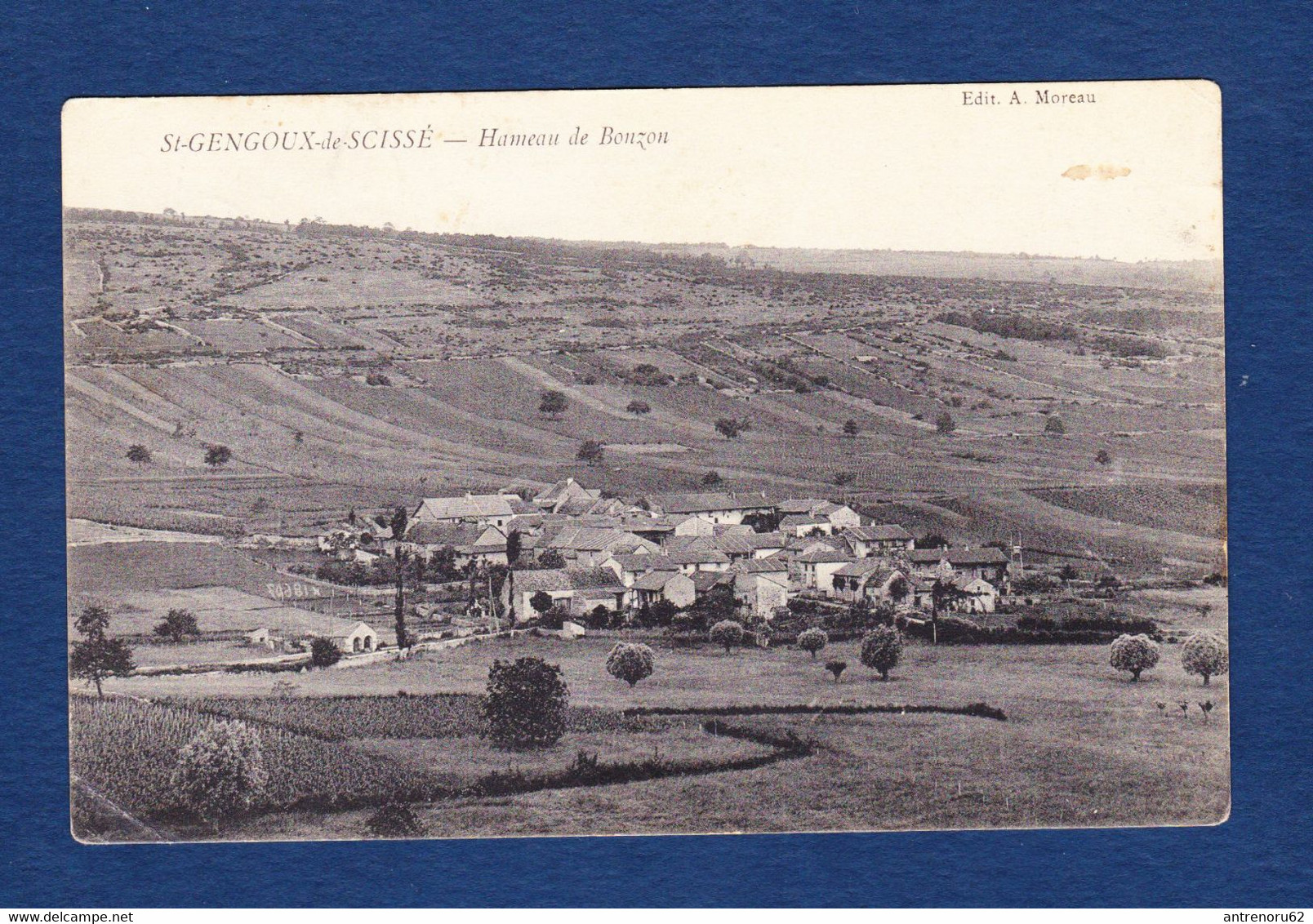 POSTCARD-FRANCE-SAINT-GENGOUX--DE--SCISSE-SEE-SCAN-POSTCARD-PRISONNIERS-DE-GUERRE - Otros & Sin Clasificación