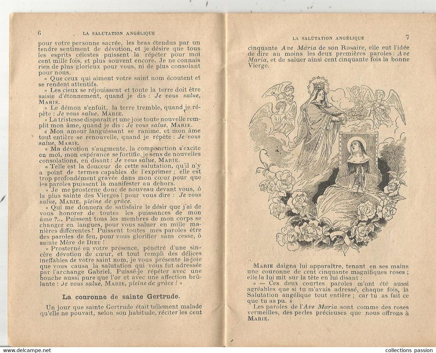 RELIGION , LA SALUTATION ANGELIQUE En Histoires , Abbeville , Ed. Paillart , 33 Pages , 8 Scans , Frais Fr 1.85 E - Religion & Esotérisme