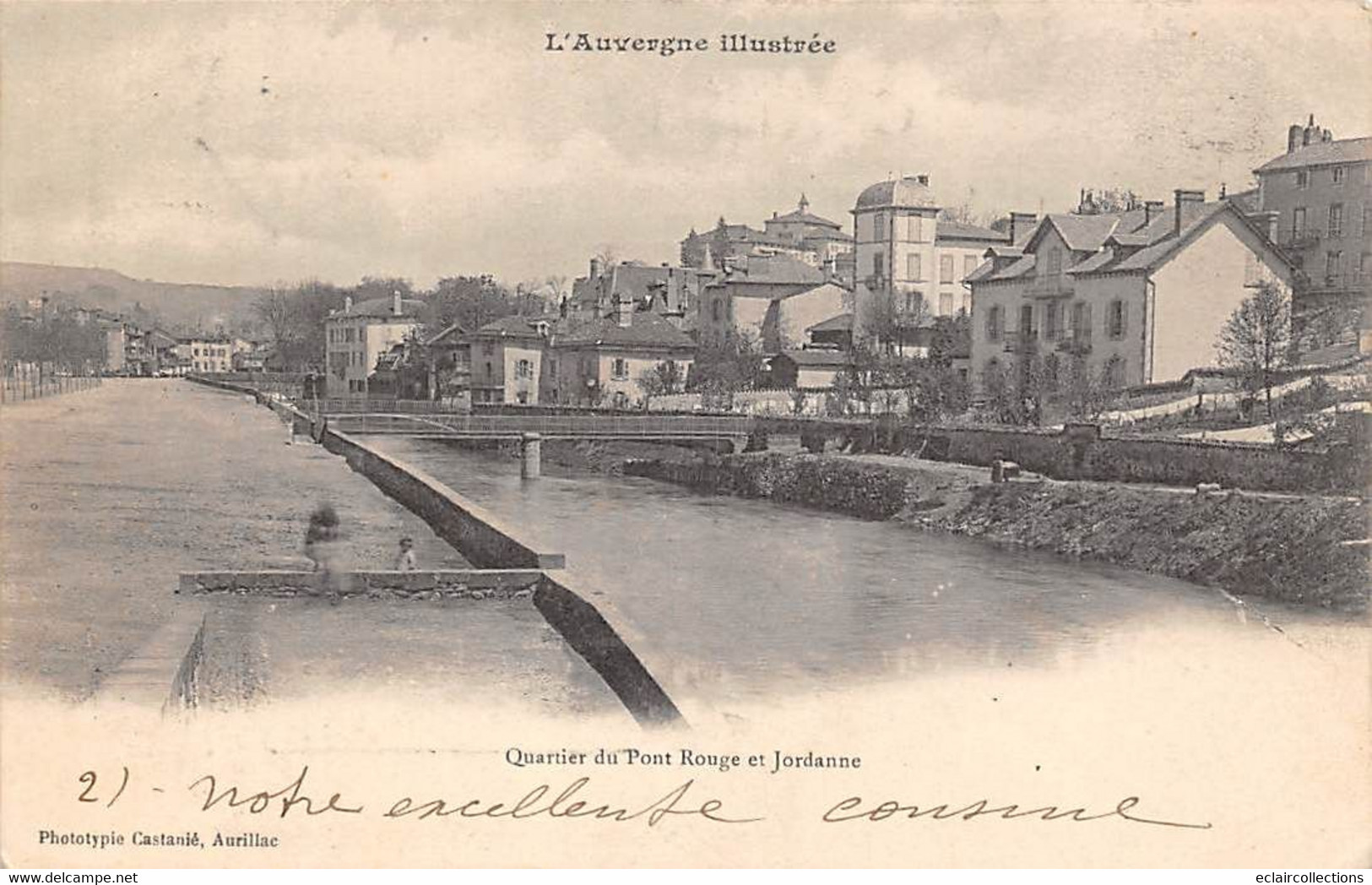 Aurillac        15        Quartier Du Pont Rouge Et Jordanne           (Voir Scan) - Aurillac