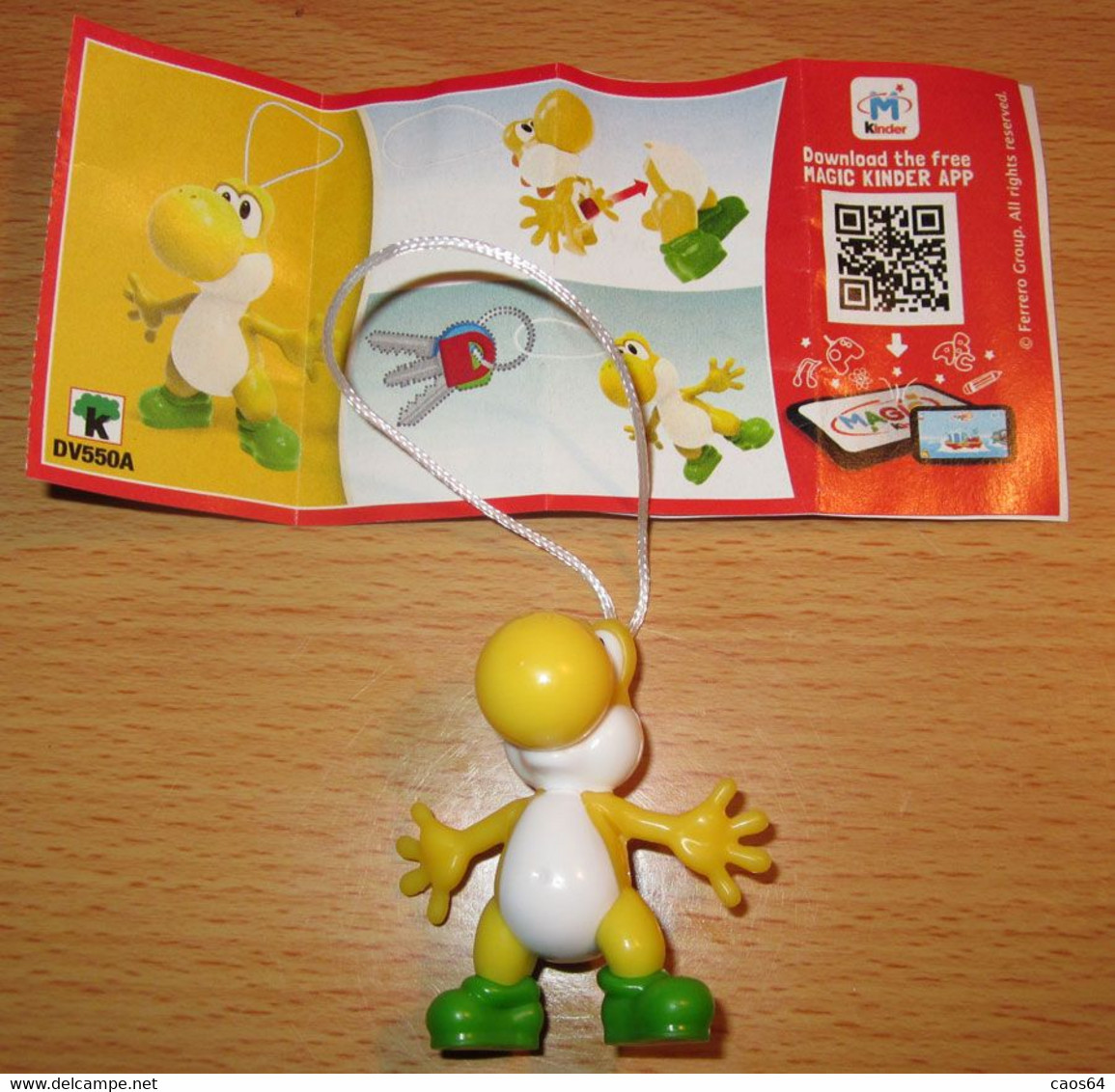 YOSHI DV550A SUPER MARIO + BPZ KINDER JOY  ITALIA  2020 Ferrero - Cartoni Animati