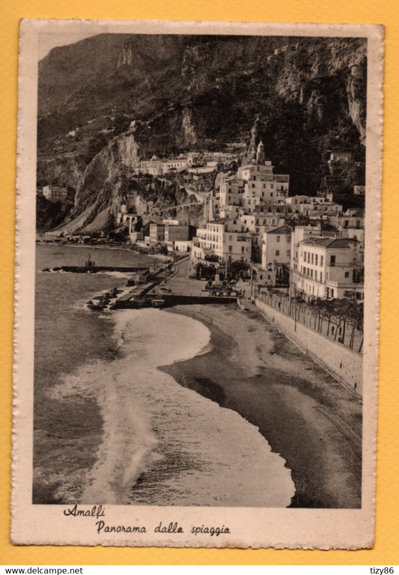 Amalfi - Panorama Dalla Spiaggia - Salerno
