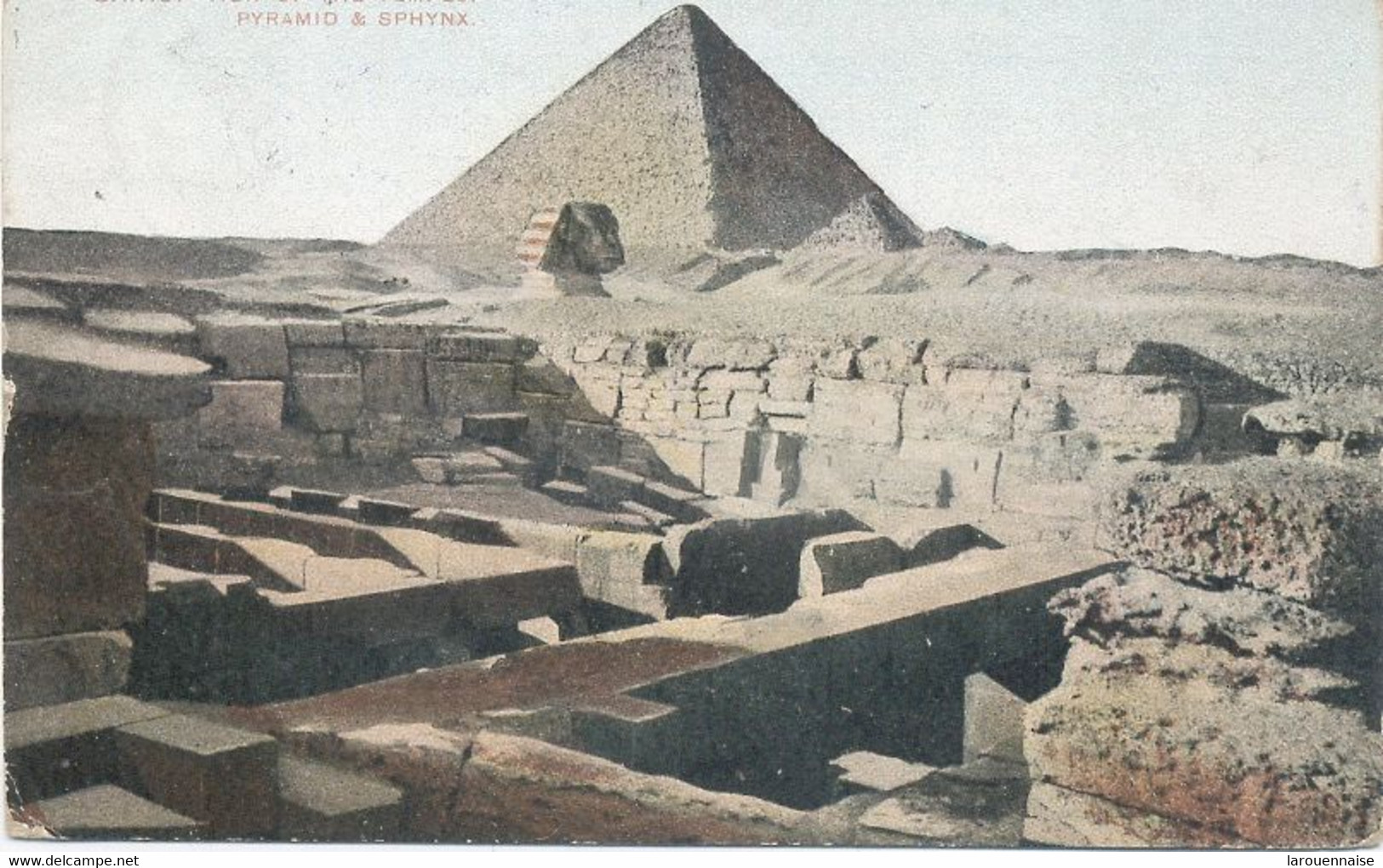 EGYPTE -Carte Postale  Postée à Bord Du SS.PURITAN  HAMBOURG& ANGLO AMERICAN NILE Cp , Bateau De Croisière Sur Le Nils - 1866-1914 Khedivato Di Egitto