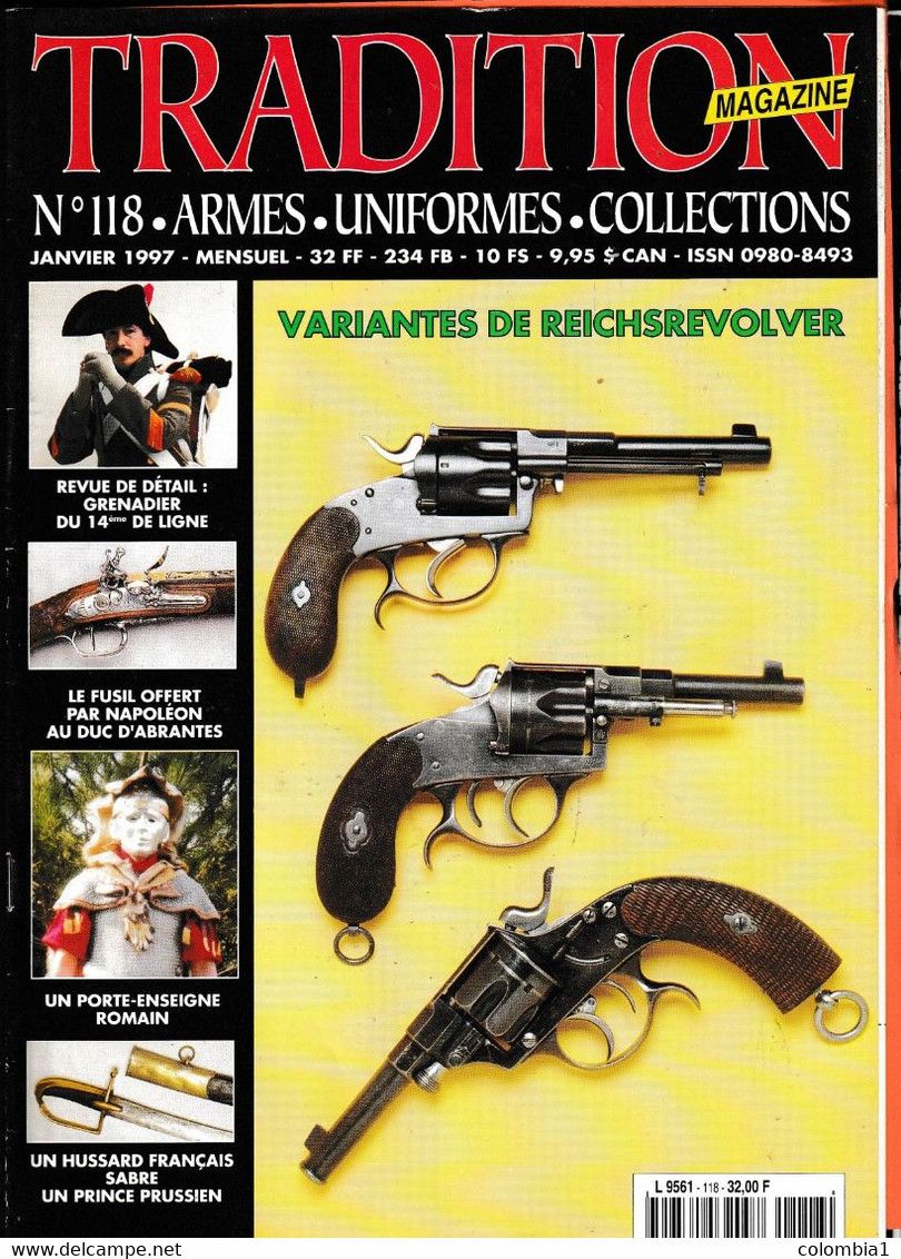 TRADITION Armes Uniformes Collections N 118 Année 1996 (voir Detail) - French