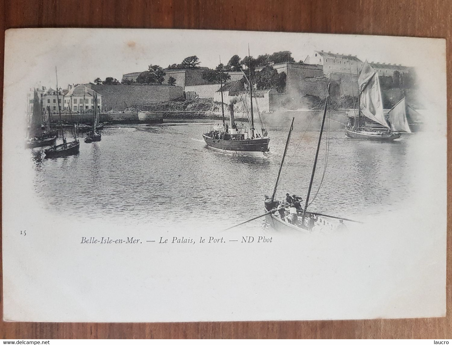 Belle Ile En Mer.le Palais,le Port.précurseur Dos Non Divisé.édition ND 15 - Palais