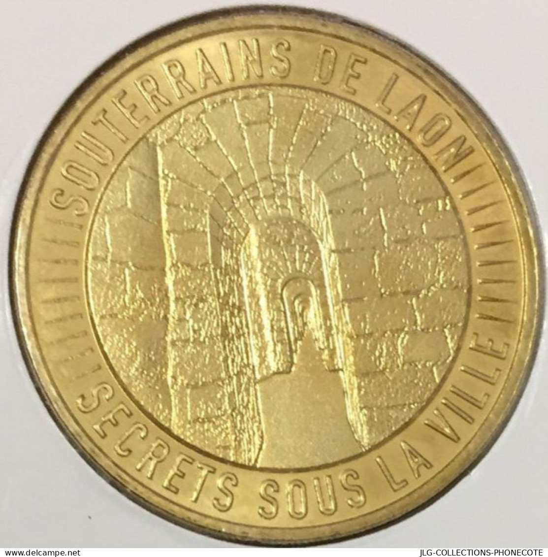 02 LAON SOUTERAINS MDP 2019 MINI MÉDAILLE SOUVENIR MONNAIE DE PARIS JETON TOURISTIQUE TOKENS MEDALS COINS - 2019