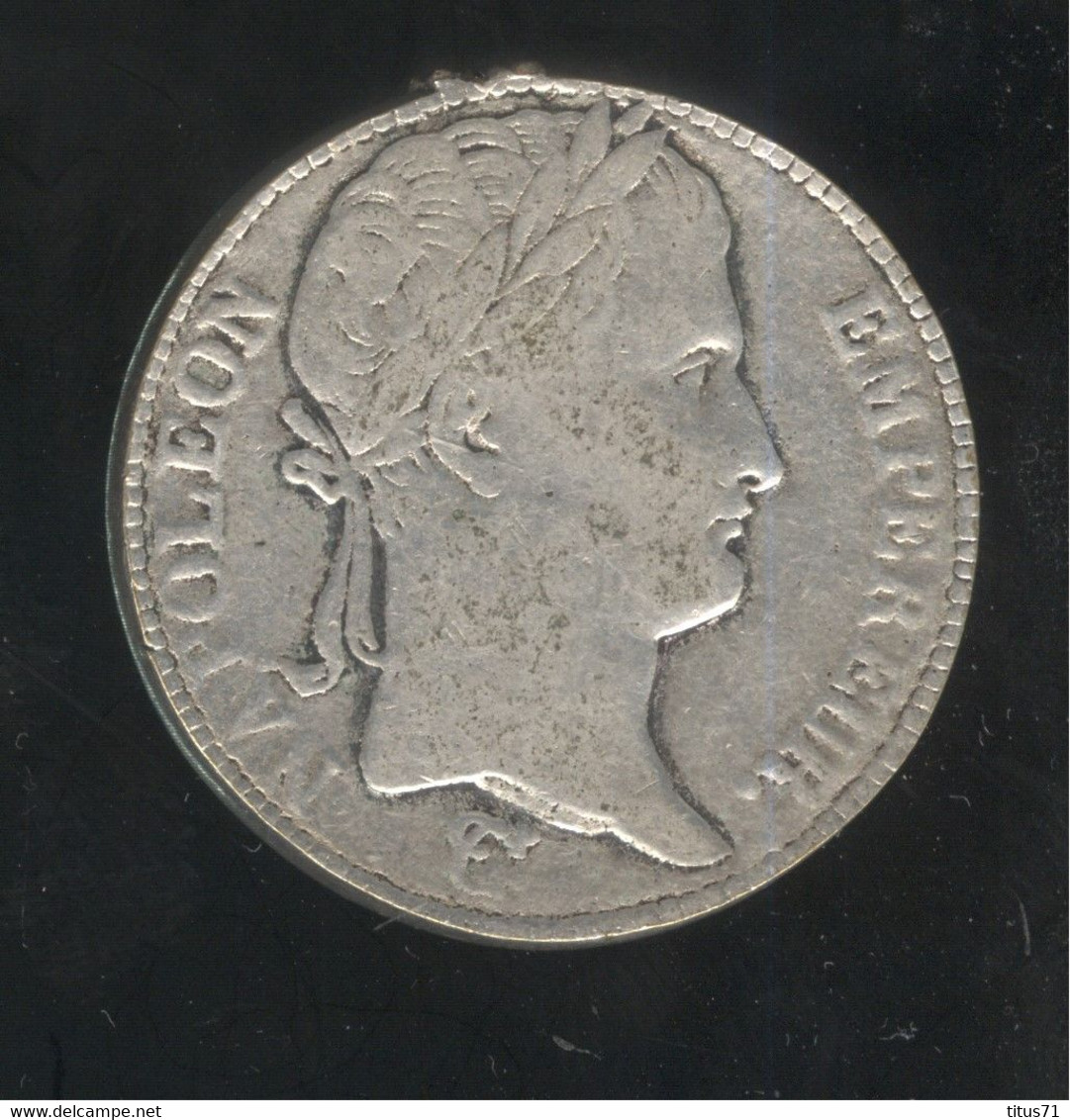 Fausse 5 Francs 1808 L - Métal Blanc Non Magnétique - Trace De Bélière - Exonumia - Varietà E Curiosità